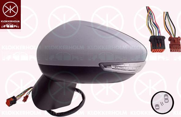 Klokkerholm 05341045 - Наружное зеркало abcparts.ee