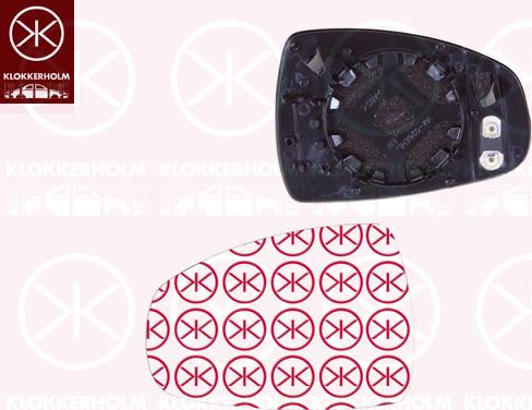 Klokkerholm 00451061 - Зеркальное стекло, наружное зеркало abcparts.ee