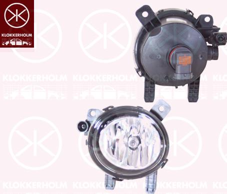 Klokkerholm 00860281A1 - Фара противотуманная abcparts.ee