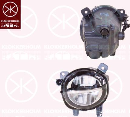 Klokkerholm 00860283 - Фара противотуманная abcparts.ee