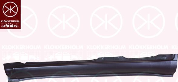 Klokkerholm 8179011 - Подножка, накладка порога abcparts.ee