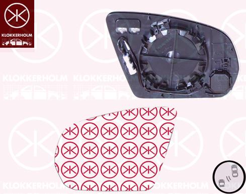 Klokkerholm 35301065 - Зеркальное стекло, наружное зеркало abcparts.ee