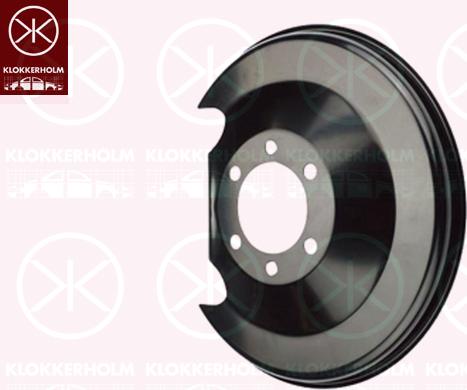 Klokkerholm 3755870 - Отражатель, защита, тормозной диск abcparts.ee