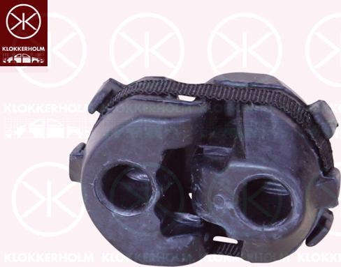 Klokkerholm 255-169 - Кронштейн, втулка, система выпуска ОГ abcparts.ee