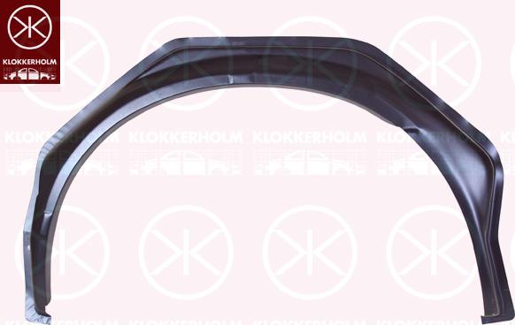 Klokkerholm 2509551 - Брызговик, щиток от грязи abcparts.ee