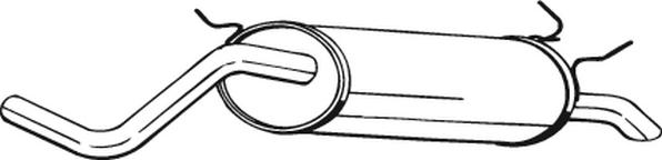 Klokkerholm 279-151 - Глушитель выхлопных газов, конечный abcparts.ee
