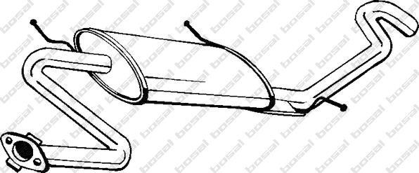 Klokkerholm 278-339 - Глушитель выхлопных газов, конечный abcparts.ee