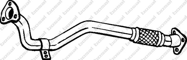 Klokkerholm 741-041 - Труба выхлопного газа abcparts.ee