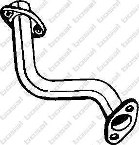 Klokkerholm 713-071 - Труба выхлопного газа abcparts.ee