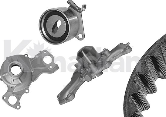K'nadian KWP139 - Водяной насос + комплект зубчатого ремня ГРМ abcparts.ee