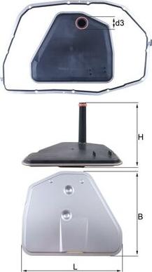 KNECHT HX 164D1 - Гидрофильтр, автоматическая коробка передач abcparts.ee