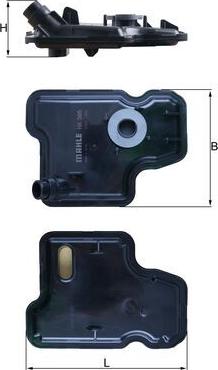 KNECHT HX 395 - Гидрофильтр, автоматическая коробка передач abcparts.ee