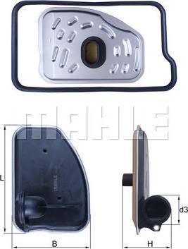 KNECHT HX 238D - Гидрофильтр, автоматическая коробка передач abcparts.ee