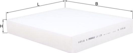 KNECHT LA 1138 - Фильтр воздуха в салоне abcparts.ee