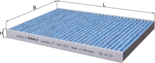 KNECHT LAO1613 - Фильтр воздуха в салоне abcparts.ee