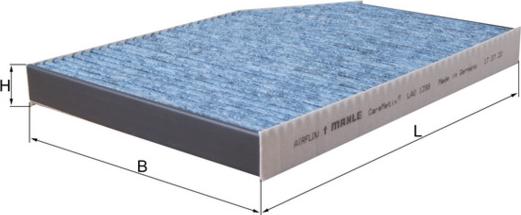 KNECHT LAO 1398 - Фильтр воздуха в салоне abcparts.ee