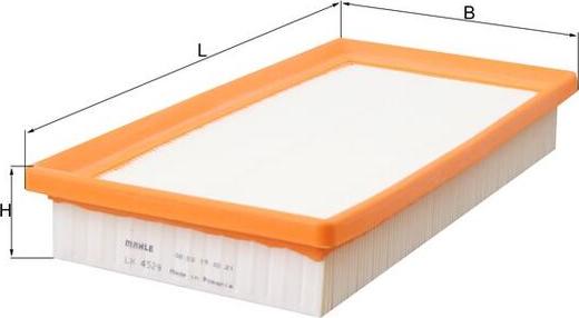 KNECHT LX 4529 - Воздушный фильтр двигателя abcparts.ee