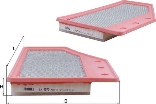 KNECHT LX 4573 - Воздушный фильтр двигателя abcparts.ee