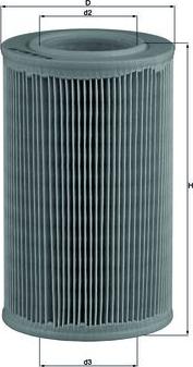 KNECHT LX 55 - Воздушный фильтр двигателя abcparts.ee