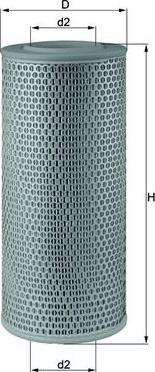 KNECHT LX 610 - Воздушный фильтр двигателя abcparts.ee