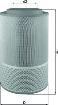 KNECHT LX 1627 - Воздушный фильтр двигателя abcparts.ee