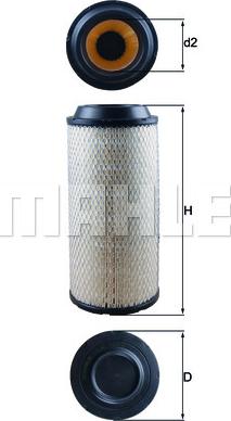 KNECHT LX 1673 - Воздушный фильтр двигателя abcparts.ee