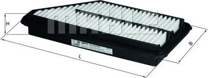 KNECHT LX 840 - Воздушный фильтр двигателя abcparts.ee