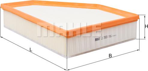 KNECHT LX 3985/1 - Воздушный фильтр двигателя abcparts.ee