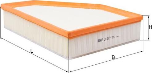 KNECHT LX 3985 - Воздушный фильтр двигателя abcparts.ee