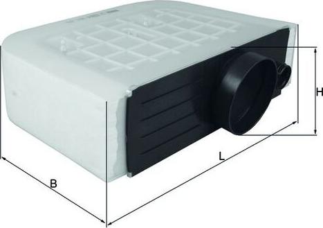 KNECHT LX 3233/6 - Воздушный фильтр двигателя abcparts.ee