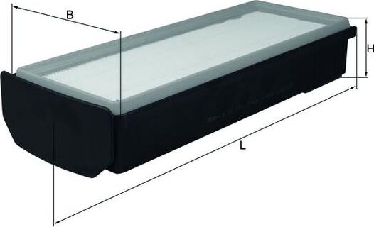 KNECHT LX 2796/1 - Воздушный фильтр двигателя abcparts.ee