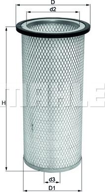 KNECHT LXS 217 - Фильтр добавочного воздуха abcparts.ee