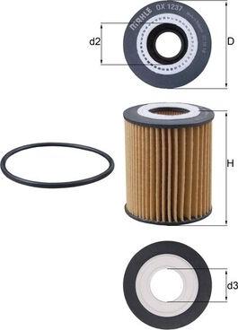 KNECHT OX 1237D - Масляный фильтр abcparts.ee