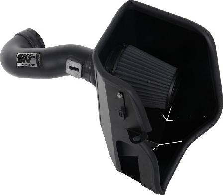 K&N Filters 71-3110 - Система спортивного воздушного фильтра abcparts.ee