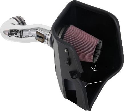 K&N Filters 77-3110KP - Система спортивного воздушного фильтра abcparts.ee