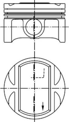 Kolbenschmidt 94954600 - Поршень abcparts.ee