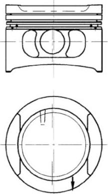 Kolbenschmidt 91532600 - Поршень abcparts.ee