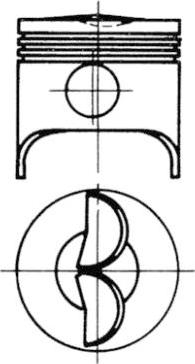 Kolbenschmidt 93145600 - Поршень abcparts.ee