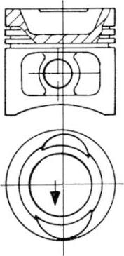Kolbenschmidt 93896600 - Поршень abcparts.ee
