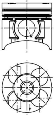 Kolbenschmidt 40390600 - Поршень abcparts.ee