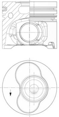 Kolbenschmidt 41091600 - Поршень abcparts.ee