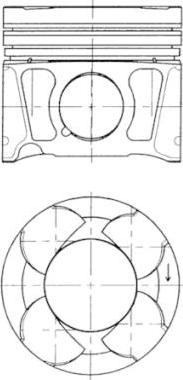 Kolbenschmidt 41070620 - Поршень abcparts.ee