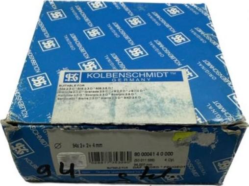 Kolbenschmidt 800004140000 - Комплект поршневых колец abcparts.ee