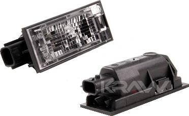 KRAW BRN 0980 - Фонарь освещения номерного знака abcparts.ee