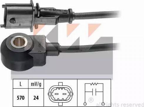 KW 457 032 - Датчик детонации abcparts.ee
