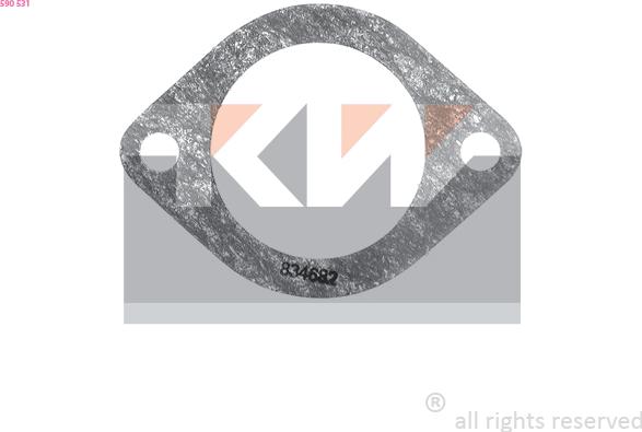 KW 590 531 - Прокладка, термостат abcparts.ee