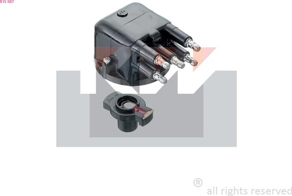 KW 815 087 - Крышка распределителя зажигания abcparts.ee