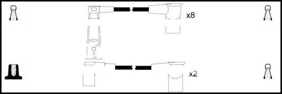 LEMARK HOES1167 - Комплект проводов зажигания abcparts.ee