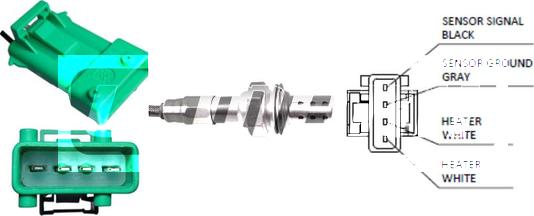 LEMARK LLB010 - Лямбда-зонд, датчик кислорода abcparts.ee