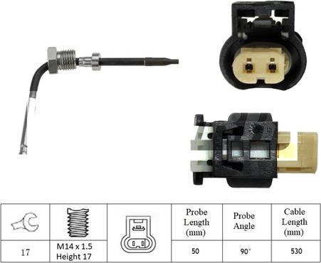 LEMARK LXT413 - Датчик, температура выхлопных газов abcparts.ee